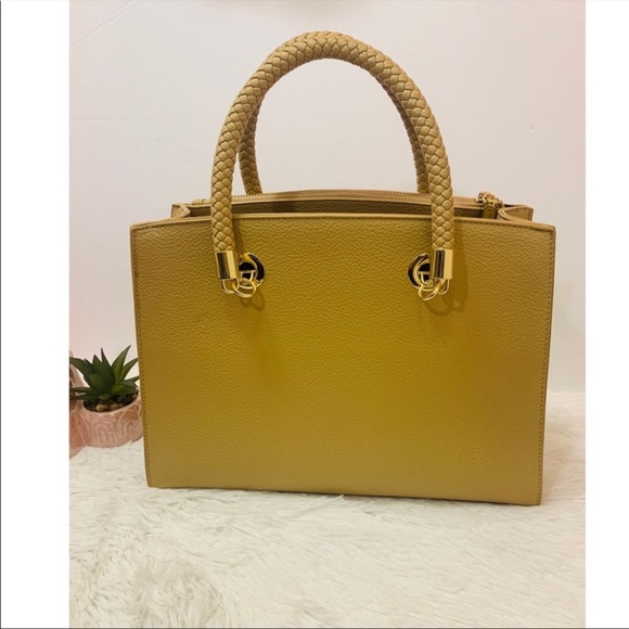 Vegan Rope Handle Handbag - Picture 3 of 8